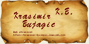 Krasimir Bujagić vizit kartica